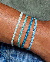 Puravida mini braided multi bracelet