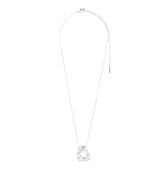 Pilgrim collier pendentif ajouré recyclé plaqué argent