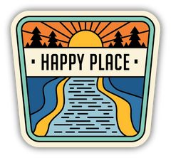 HAPPY PLACE RIVER PATCH | STICKER