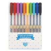 Ensemble de 10 stylos gel classiques
