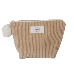 Sac à cosmétique format petit en corduroy