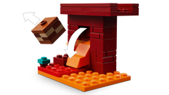 La bataille de la lave du Nether