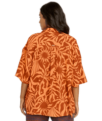 Chemise de plage à manches courtes imprimée