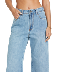 Washed by the sun denim pants