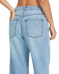 Washed by the sun denim pants