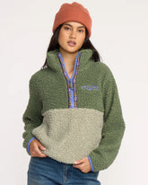 Billabong Horizon Mock Neck Half Zip FLC