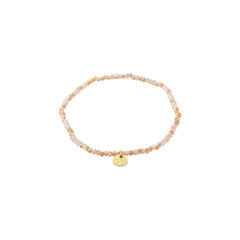 Bracelet Indie rose, plaqué or