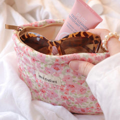 Trousse à cosmétiques fleurie
