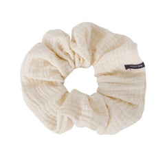 Chouchou élastique à cheveux uni gros format