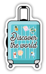 DISCOVER THE WORLD SUITCASE | STICKER