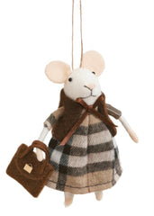 Souris sac à main orné de motifs de souris