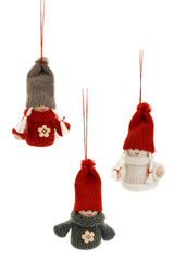 Trio de lutines en bois