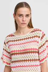 Ihbandie Chemisier à manches courtes