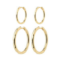 Eve Hoop earrings 2-in-1 set