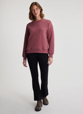 Chase 2.0 Quilted Sweater Birch Heather