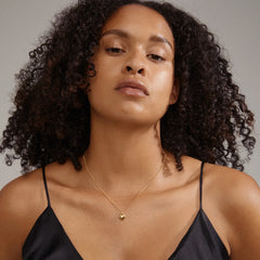 Afroditte recycled heart necklace