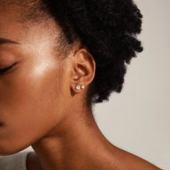 Tina boucles d'oreilles en cristal et perles recyclées