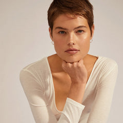 Enna recycled medium hoops