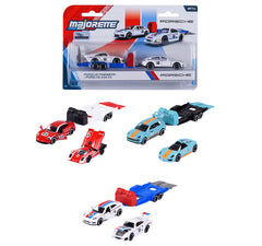 Majorette - Remorque voiture Porsche, Assortiment