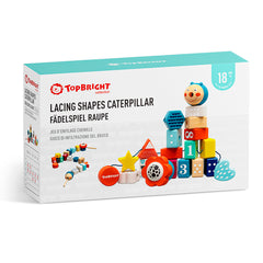 Top Bright - Jeu d'enfilage - Chenille 22 pièces