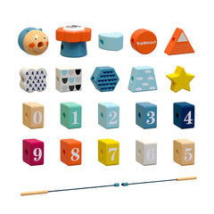 Top Bright - Jeu d'enfilage - Chenille 22 pièces