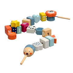 Top Bright - Jeu d'enfilage - Chenille 22 pièces