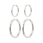 Eve Hoop earrings 2-in-1 set