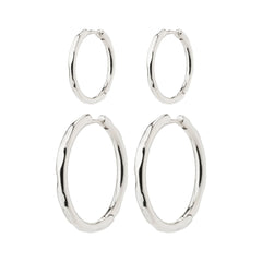 Eve Hoop earrings 2-in-1 set