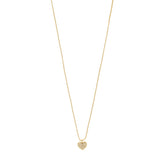 Pilgrim collier pendentif coeur cristaux recyclé