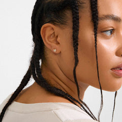 Pilgrim boucles d'oreilles coeur cristaux recyclées