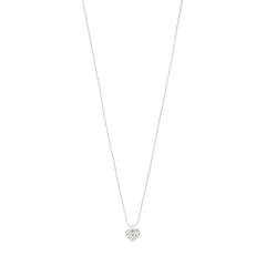 Pilgrim collier pendentif coeur cristaux recyclé