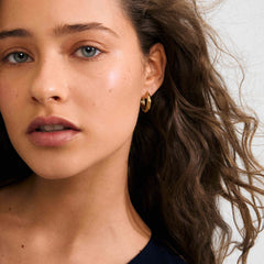 Pilgrim boucles d'oreilles anneaux ondulées recyclées résistant à l'eau