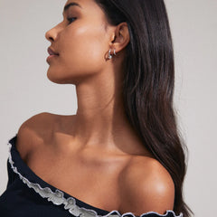 Boucles d'oreilles Scottie ensemble 2 en 1