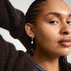 Boucles d'oreilles en perles Jonne, ensemble 2 en 1