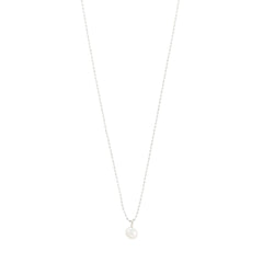 Pilgrim collier de perles d'eau douce recyclé plaqué argent