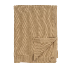 Couverture tricotée pour bébé Nell, beige