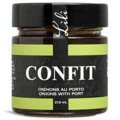 Confit d'oignons & figues au porto