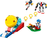 Lego Sonic - Bataille près du feu de camp