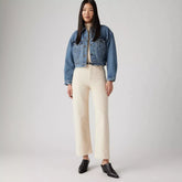 Ribcage Straight Ankle - Pantalon droit côtelé pour femme