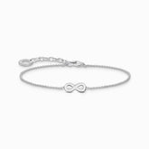 Bracelet à breloque Infinity, argent