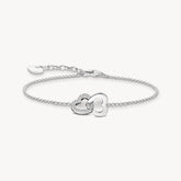Thomas Sabo Bracelet cœurs entrelacés 19 cm