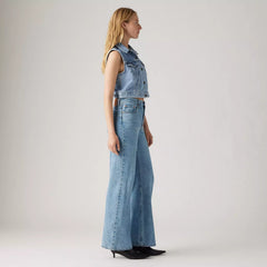 Ribcage wide leg Jean à jambe large pour femme