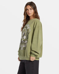 Ride In Oversized Crewneck Sweatshirt