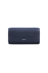 Le Alondra – Portefeuille moyen en cuir vegan (noir, hazelnut, marine)