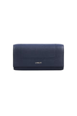 Le Alondra – Portefeuille moyen en cuir vegan (noir, hazelnut, marine)