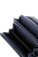 Le Alondra – Portefeuille moyen en cuir vegan (noir, hazelnut, marine)