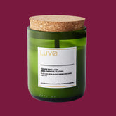 Bougie parfumée à mèche en bois Cerise Bing & Cuir