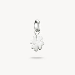 Pendentif Charm trèfle à quatre feuilles Connect argent ou argent plaqué or