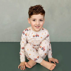 Pyjama en modal Tracteurs 3 mois - 5 ans