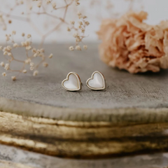 Heart of stone studs